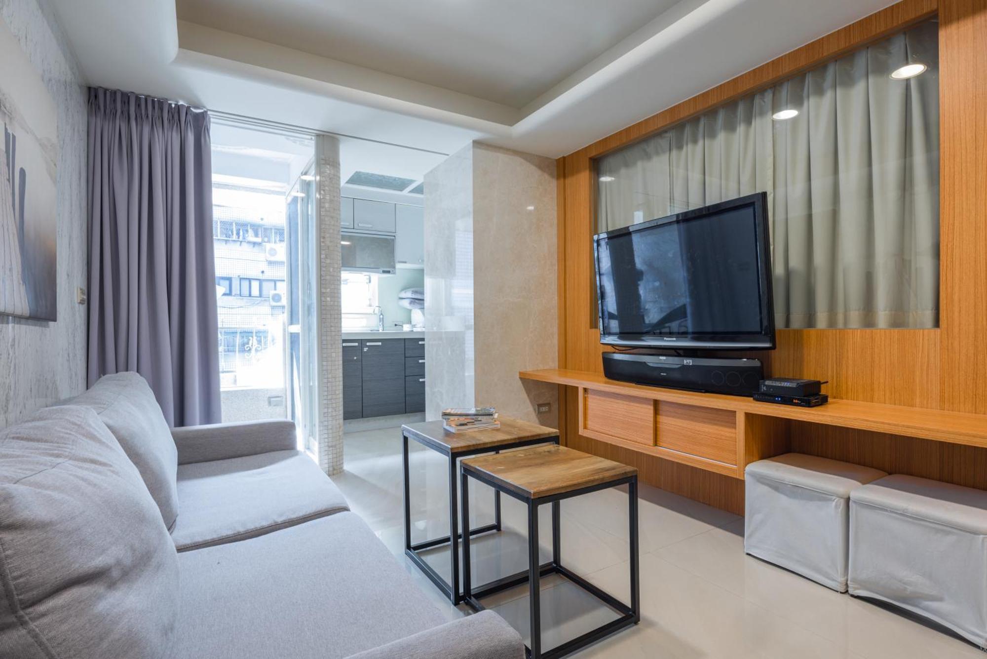 Comfy & Central 2B1B, Sleeps 5, 3Min To Daan Mrt 舒適市中心 2房1衛 睡5人 3分到大安站 台北市 エクステリア 写真